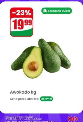 Awokado promocja w Dino