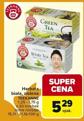 Herbata biała promocja w Carrefour
