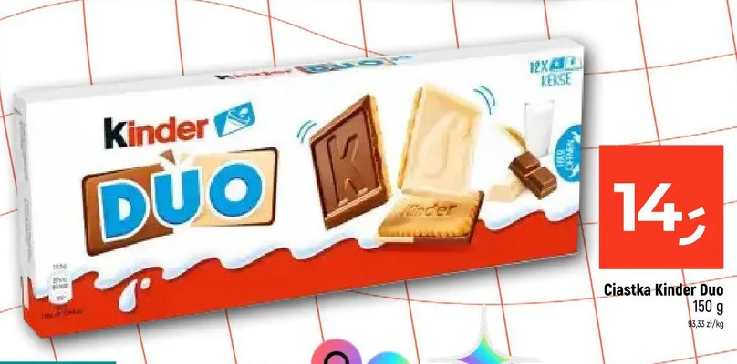 Ciastka Kinder Duo promocja w Dealz