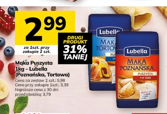 Mąka Puszysta Tortowa Lubella promocja w Hitpol