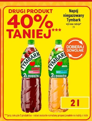 Napój niegazowany Tymbark Jabłko Mięta promocja w POLOmarket