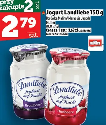 Jogurt Landliebe 150 g promocja w TOPAZ