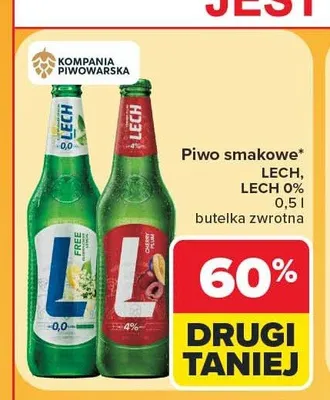 Piwo bezalkoholowe Lech Free Chmiel Cytrusy promocja w Carrefour Market