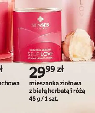 Mieszanka ziołowa z białą herbatą i różą Senses Story Self Love promocja w Empik