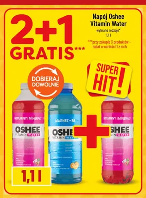 Napój Oshee Vitamin Water magnez + B6 promocja w POLOmarket