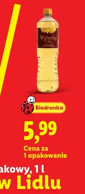 Olej rzepakowy Wyborny promocja w Lidl