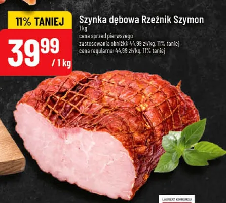 Szynka debowa Rzeźnik Szymon promocja w POLOmarket