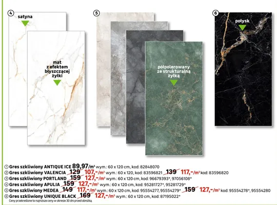 Gres szkliwiony MEDEA promocja w Leroy Merlin