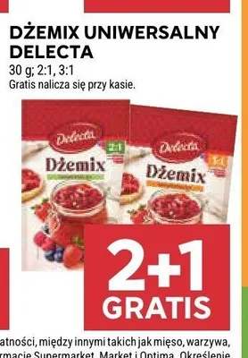 Dżemix uniwersalny 2:1 Delecta promocja w Stokrotka