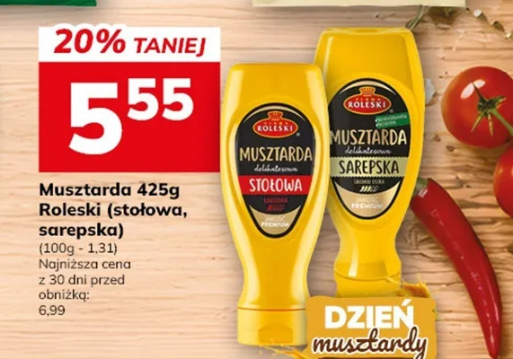 Musztarda stołowa Roleski promocja w Hitpol
