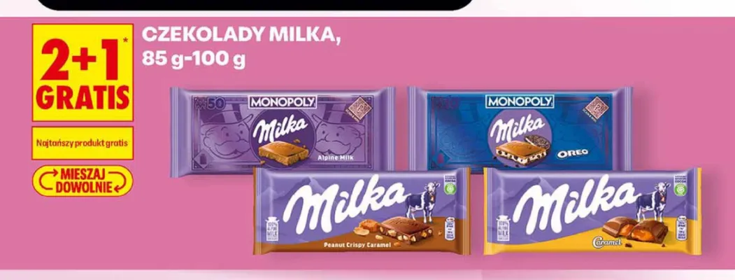 Czekolada Milka Peanut Crispy Caramel promocja w Biedronka