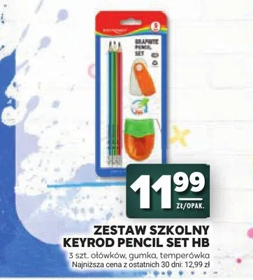 Zestaw szkolny Keyroad Pencil Set HB promocja w Stokrotka