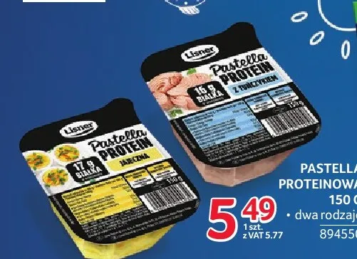 Pastella proteinowa jajeczna Lisner promocja w Selgros