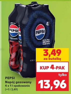 Napój gazowany 4x1l promocja w Kaufland