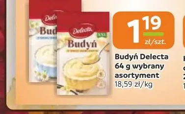 Budyń Delecta waniliowy promocja w Gama