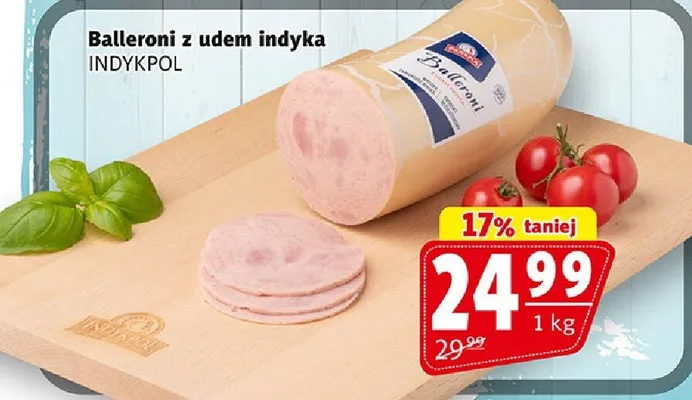 Baleroni z udem indyka promocja w Prim Market