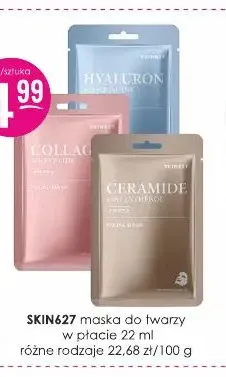 Maska do twarzy w płacie SKIN627 promocja w Drogerie Jasmin