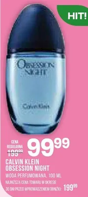 Woda perfumowana Obsession Night promocja w Drogerie Natura