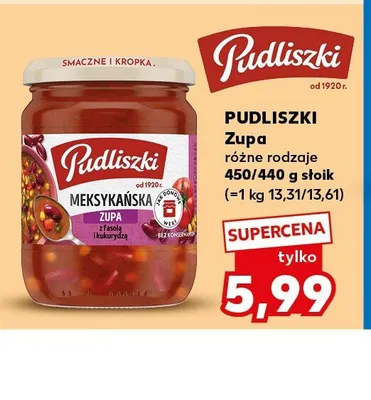Zupa meksykańska Pudliszki promocja w Kaufland