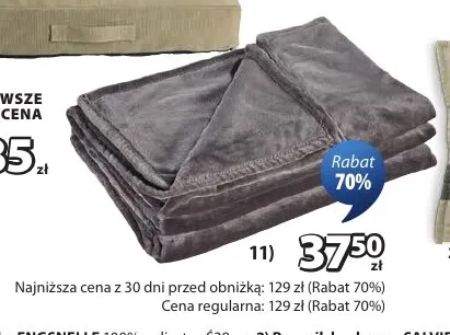 Koc z polaru Gulskolm 220x240 cm promocja w Jysk