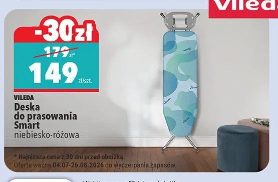 Deska do prasowania Vileda Smart promocja w Biedronka
