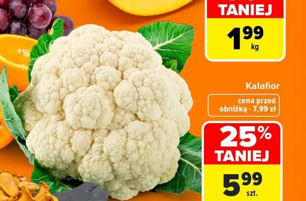 Kalafior promocja w Carrefour Market