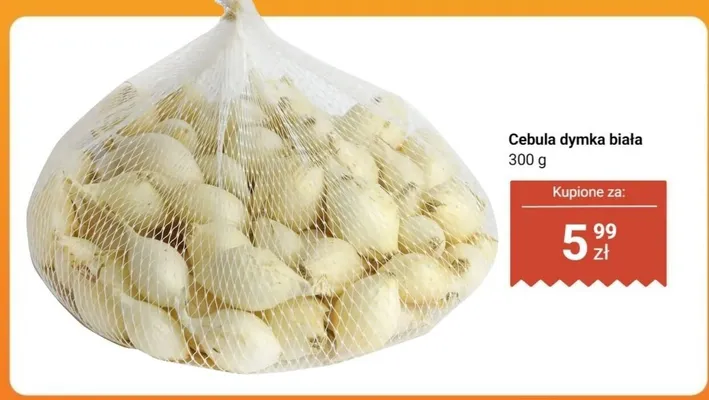 Cebula dymka biała 300 g promocja w Dino