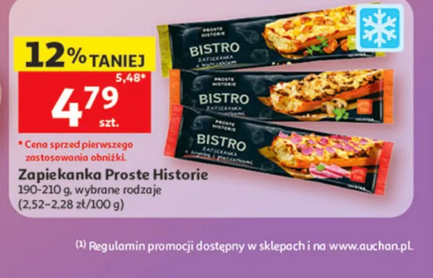 Zapiekanka Proste Historie promocja w Auchan