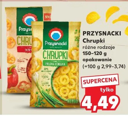 Chrupki różne rodzaje promocja w Kaufland