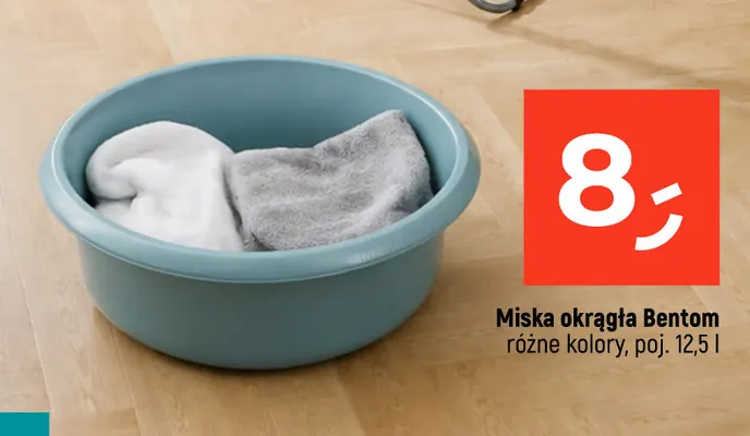 Miska okrągła Bentom 12,5 l promocja w Dealz
