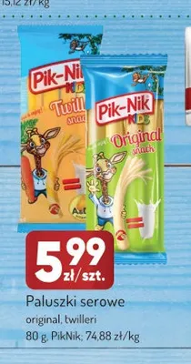 Paluszki serowe twilleri Pik-Nik promocja w Avita