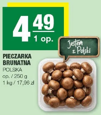 Pieczarka brunatna promocja w SPAR