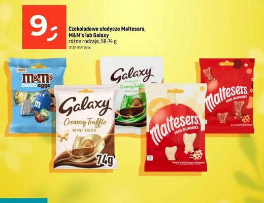 Czekoladowe słodycze mini eggs creamy truffle różne rodzaje promocja w Dealz