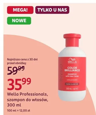 Szampon do włosów Wella Professionals Color Brilliance promocja w Rossmann