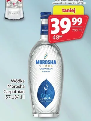 Wódka Morosha Carpathian promocja w Prim Market