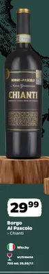 Wino czerwone Borgo Al Pascolo Chianti promocja w Netto