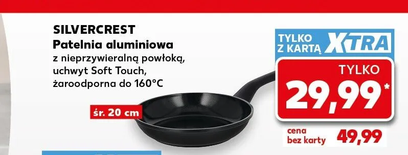 Patelnia aluminiowa Silvercrest śr. 20 cm promocja w Kaufland
