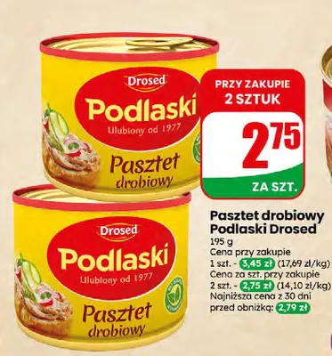 Pasztet drobiowy promocja w Dino