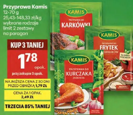 Przyprawa wybrane rodzaje, limit 2 zestawy na paragon promocja w Delikatesy Centrum
