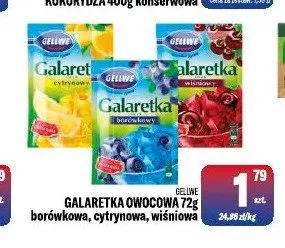 Galaretka owocowa Gellwe borówkowa promocja w Tomi Markt