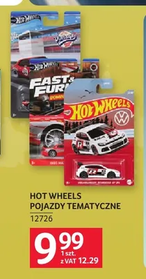 Pojazdy tematyczne Hot Wheels promocja w Selgros