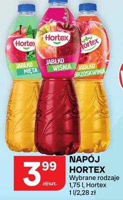 Napój Hortex jabłko wiśnia promocja w Chorten
