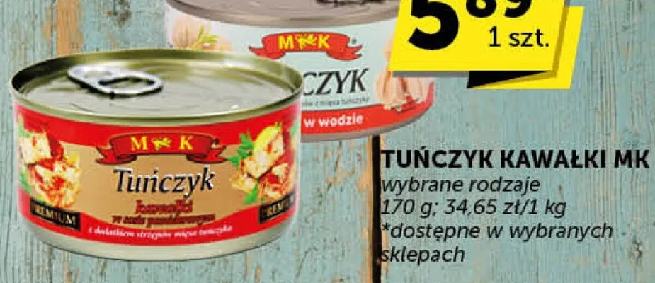 Tuńczyk kawałki MK promocja w Euro Sklep