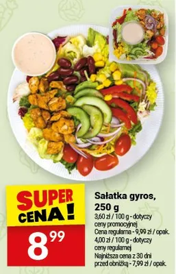 Sałatka gyros promocja w Twój Market