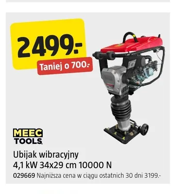 Ubijak wibracyjny Meec Tools promocja w Jula
