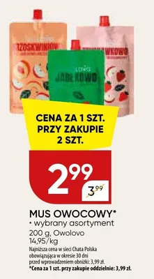 Mus owocowy promocja w Chata Polska