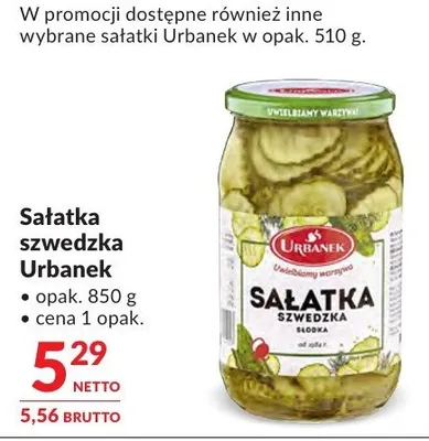 Sałatka szwedzka Urbanek promocja w Makro
