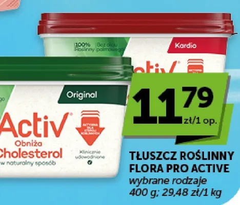 Tłuszcz roślinny Flora ProActiv Kardio promocja w Groszek