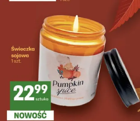 Świeczka sojowa promocja w Delikatesy Centrum