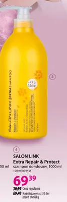 Szampon do włosów SALON LINK Extra Repair & Protect promocja w Hebe